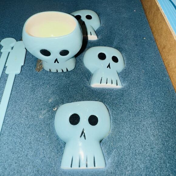 NEW Shag X Tiki Farm Decanter & 4 Skull Shot Set Akuku 2002 Mug Signed Numbered - Picture 14 of 15